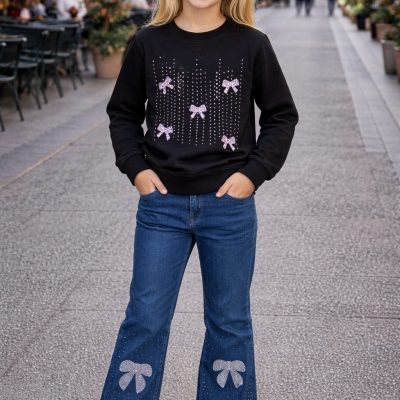 2pcs Pull dior + Jean bleu Zara