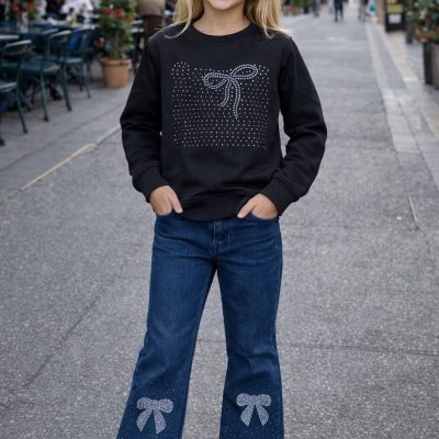 2pcs Pull dior + Jean bleu Zara