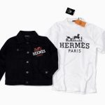 2pcs chemise et t-shirt hermes