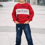 2pcs Pull tommy Hilfigher + Jean noir LV