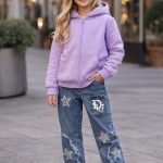 2pcs veste + Jean bleu dior