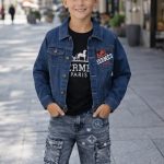 3pcs chemise et t-shirt + Pantalon jean