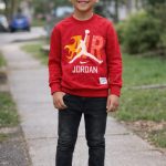 2pcs Pull AIR JORDAN + Jean noir LV