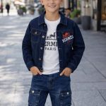 3pcs chemise et t-shirt + Pantalon jean