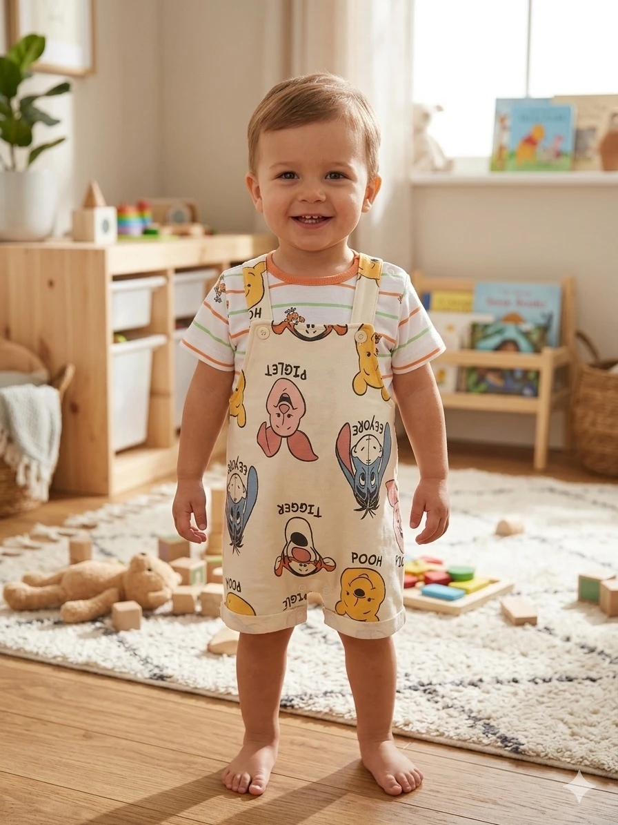 2pcs; salopette et t shirt