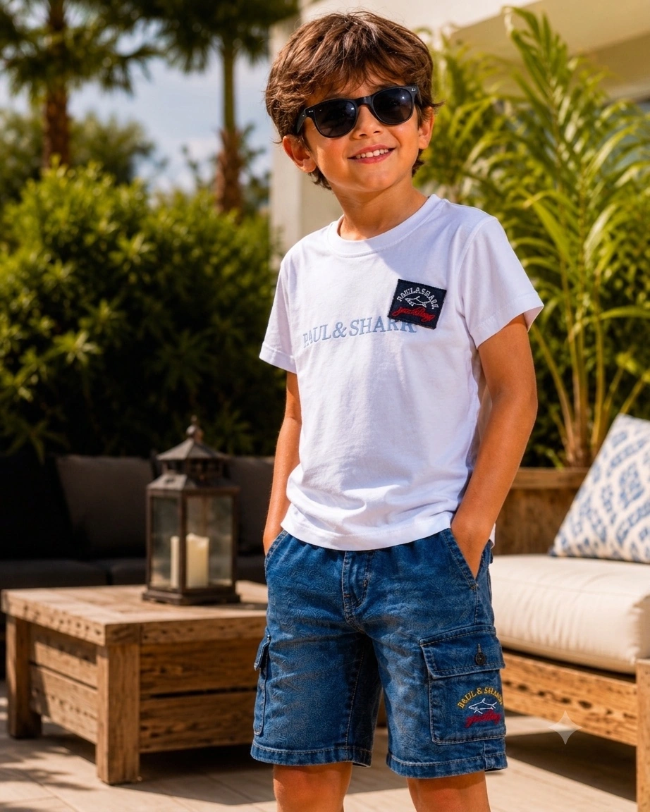 Ensemble Paul & Shark T-shirt et Short