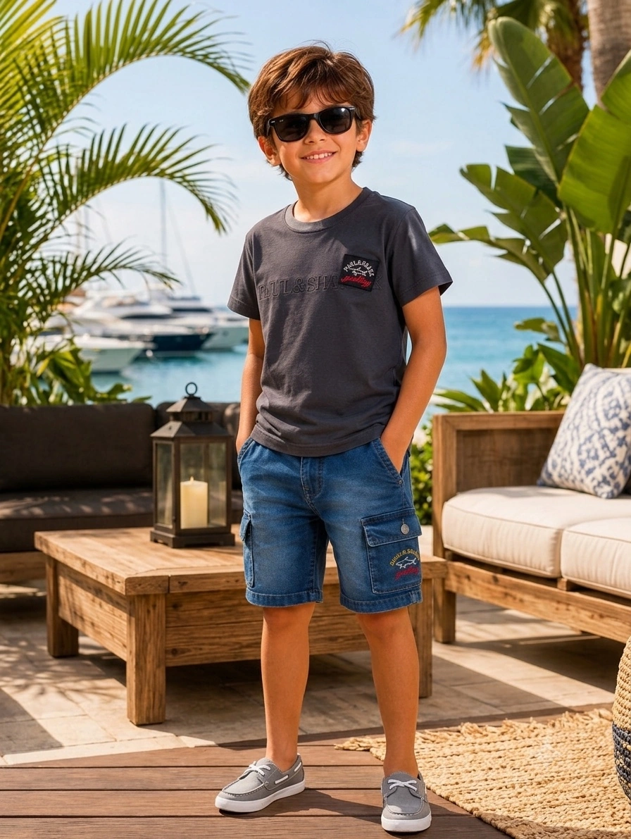 Ensemble Paul & Shark T-shirt et Short