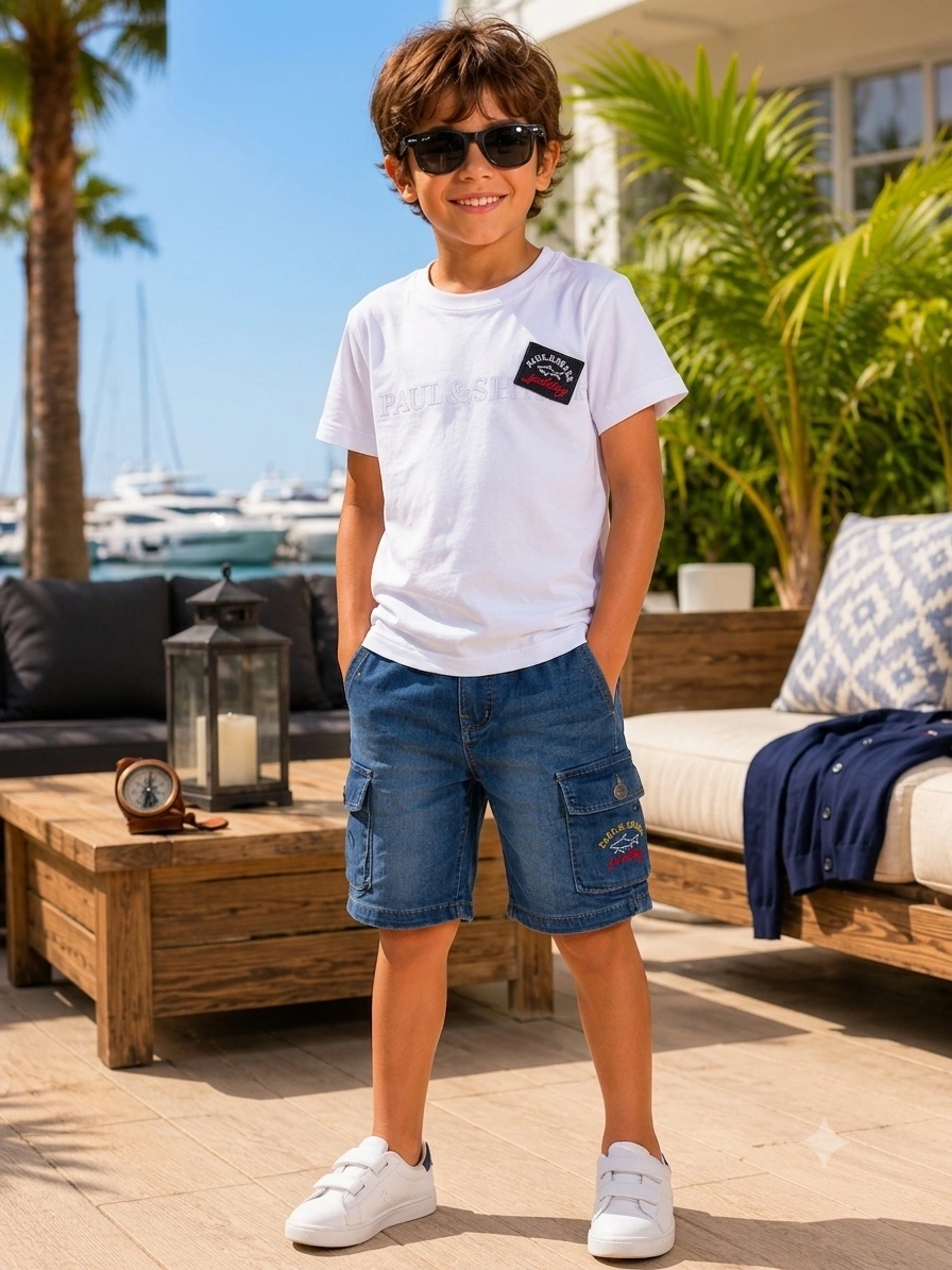 Ensemble Paul & Shark T-shirt et Short