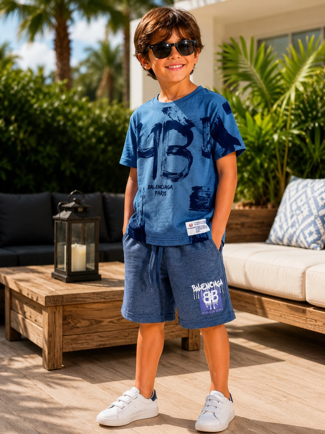 Ensemble Balenciaga T-shirt et Short