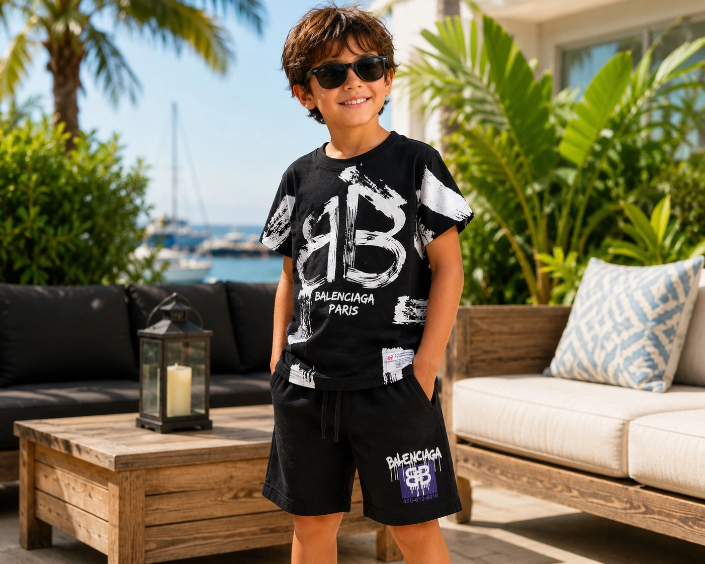 Ensemble Balenciaga T-shirt et Short