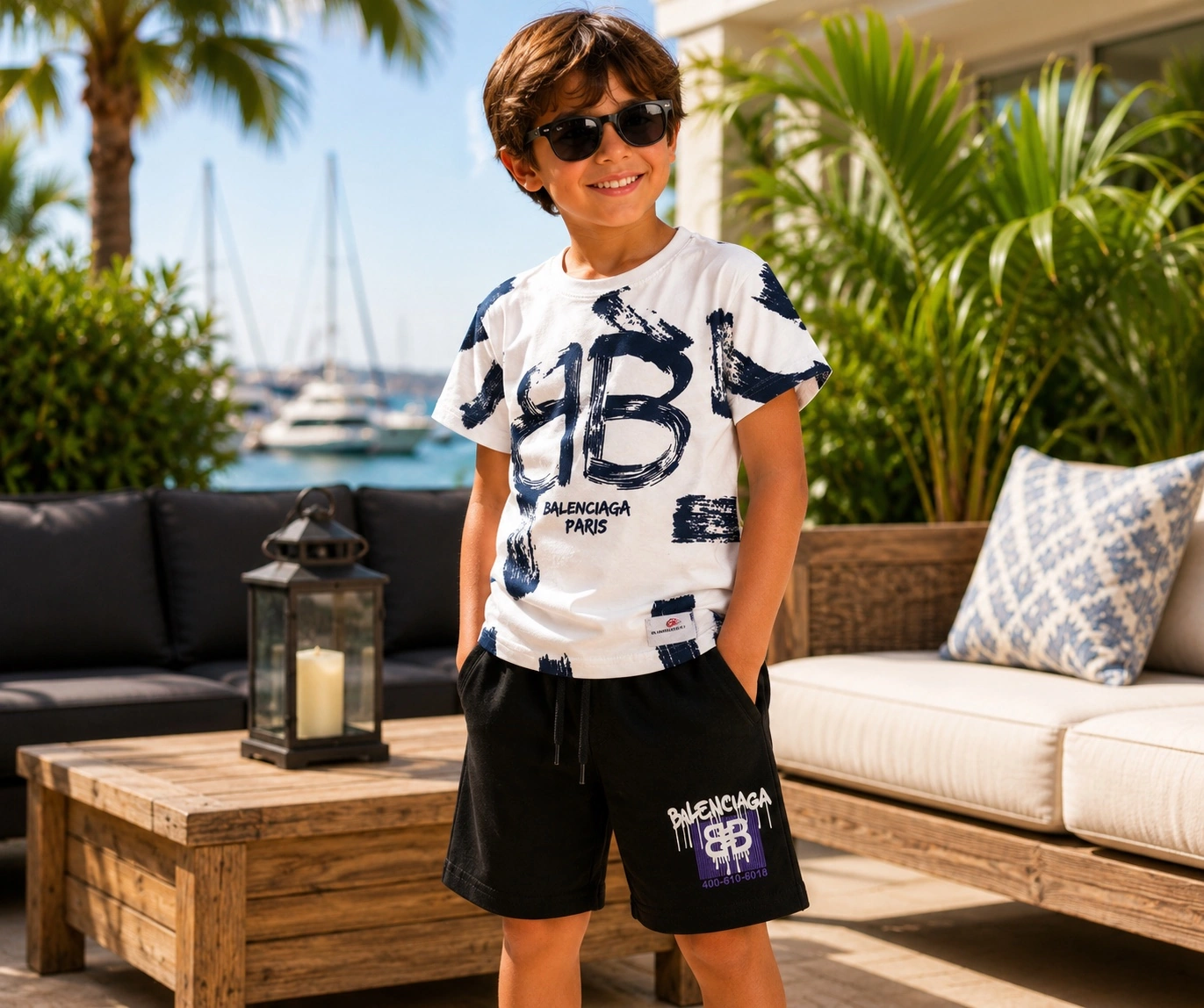 Ensemble Balenciaga T-shirt et Short
